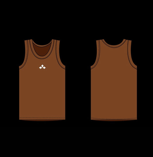 FCTRY LOGO TANK (BROWN)